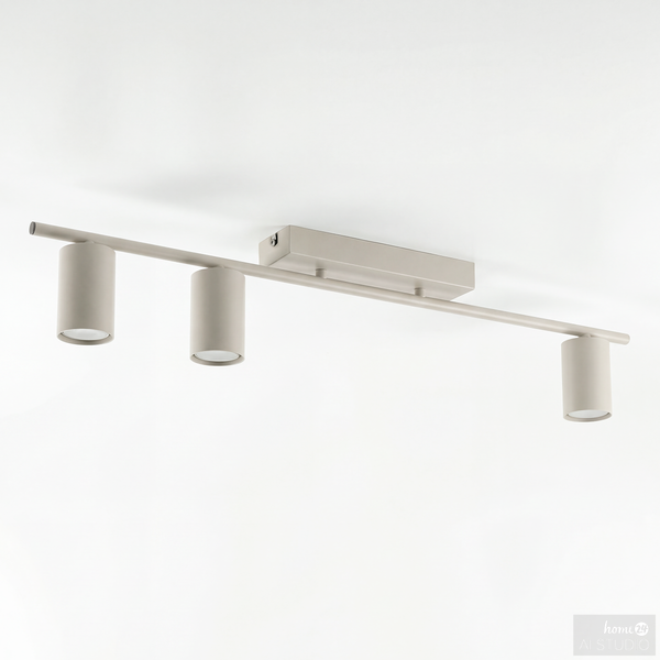 Deckenleuchte HOVIA Balkenform - Eisen - 3-flammig