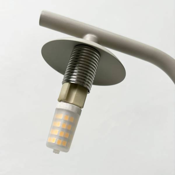 Tischleuchte PHERO - Opalglas / Eisen - 1-flammig