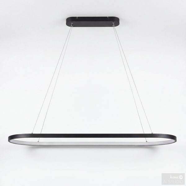 Pendelleuchte YANA - Eisen / Aluminium - 1-flammig - Breite: 100 cm