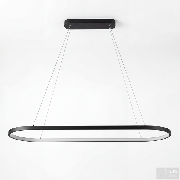 Pendelleuchte YANA - Eisen / Aluminium - 1-flammig - Breite: 100 cm