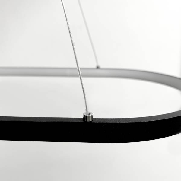 Pendelleuchte YANA - Eisen / Aluminium - 1-flammig - Breite: 100 cm