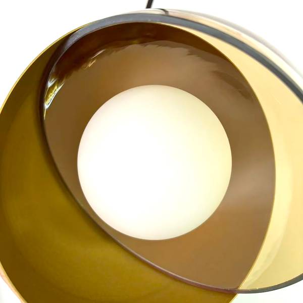 Pendelleuchte Joma - Eisen / Glas - Flammenanzahl: 1