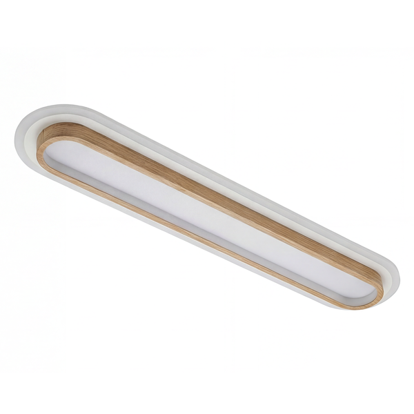 Deckenleuchte Enari - Acrylglas / Kiefer massiv - 1-flammig - Breite: 60 cm