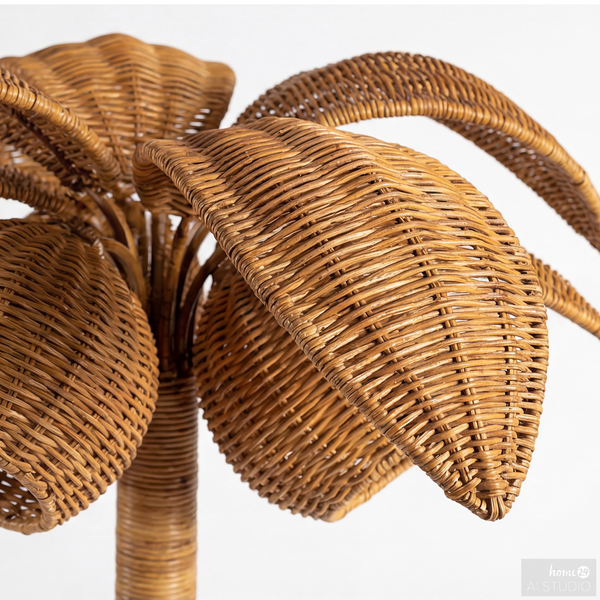 Tischleuchte ARILO - Rattan - 1-flammig