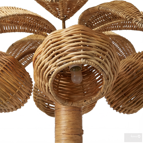 Tischleuchte ARILO - Rattan - 1-flammig