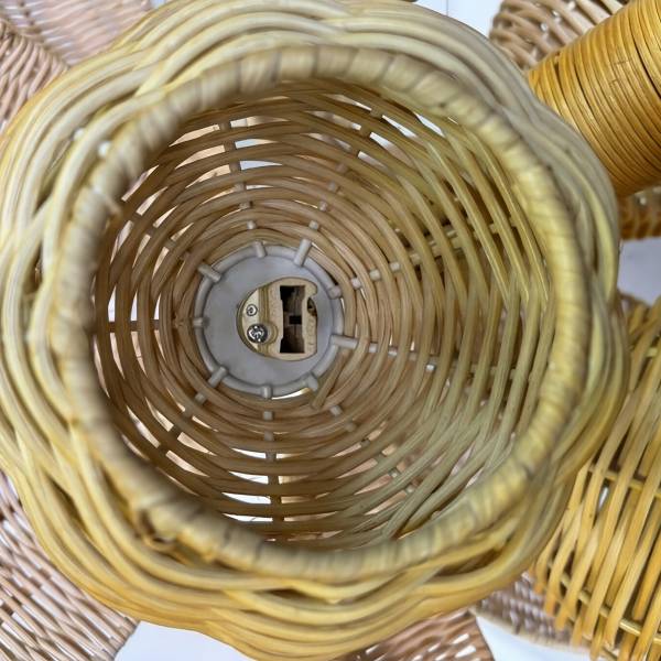 Tischleuchte ARILO - Rattan - 1-flammig