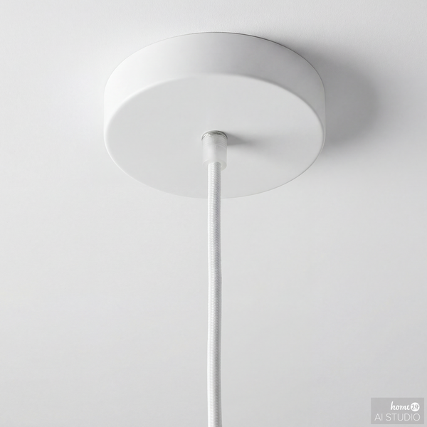 Pendelleuchte Nesto - Eisen - 1-flammig - Beige