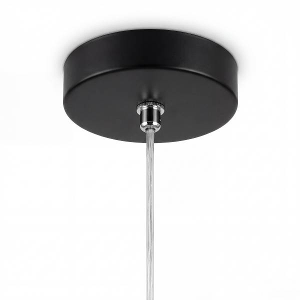 Pendelleuchte FARIN - Pinie massiv / Eisen - 1-flammig - Braun