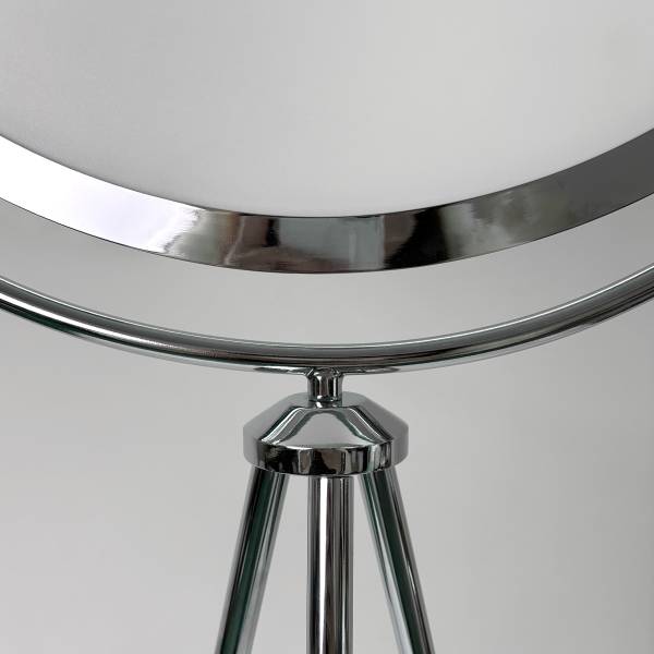 Stehleuchte INSO - Eisen / Aluminium - 1-flammig - Chrom