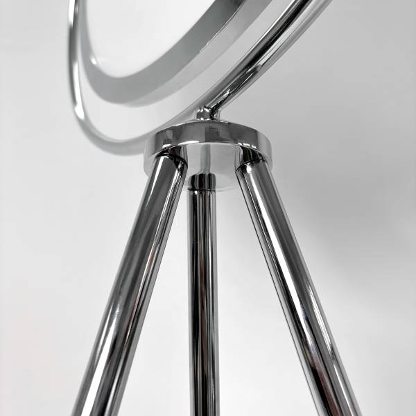 Stehleuchte INSO - Eisen / Aluminium - 1-flammig - Chrom