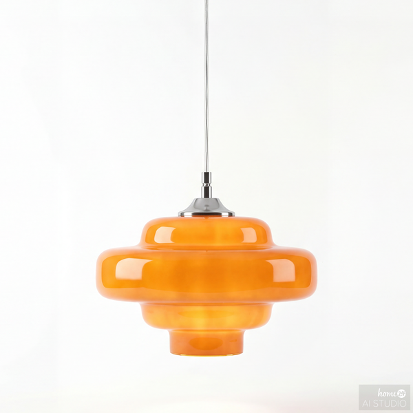 Pendelleuchte BELUX - Glas / Eisen - 1-flammig