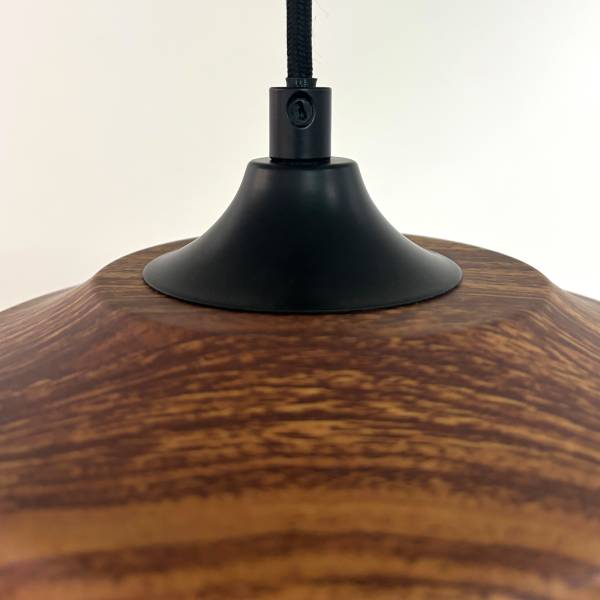 Pendelleuchte Kavon Konusform - Farbglas / Eisen - 1-flammig