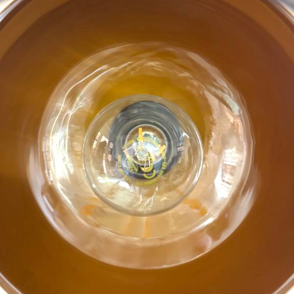 Pendelleuchte Kavon Kugelform - Farbglas / Eisen - 1-flammig