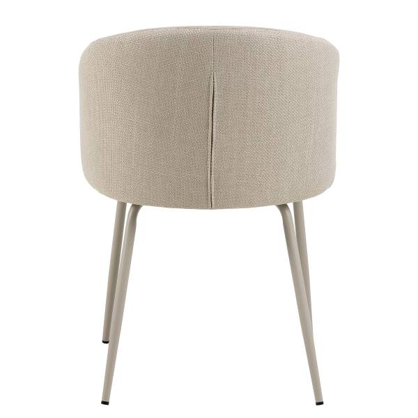 Armlehnenstuhl Skallo 2er-Set - Beige
