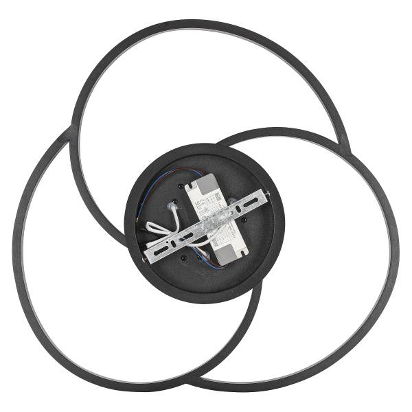 LED-Deckenleuchte Kerstin - Aluminium - Schwarz