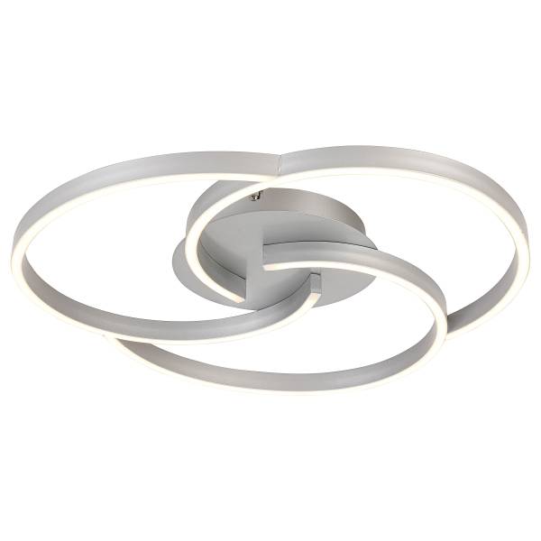 LED-Deckenleuchte Kerstin - Aluminium - Silber