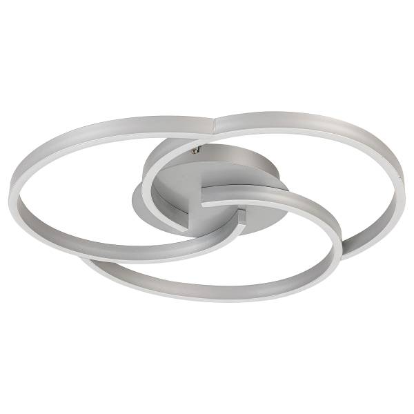 LED-Deckenleuchte Kerstin - Aluminium - Silber
