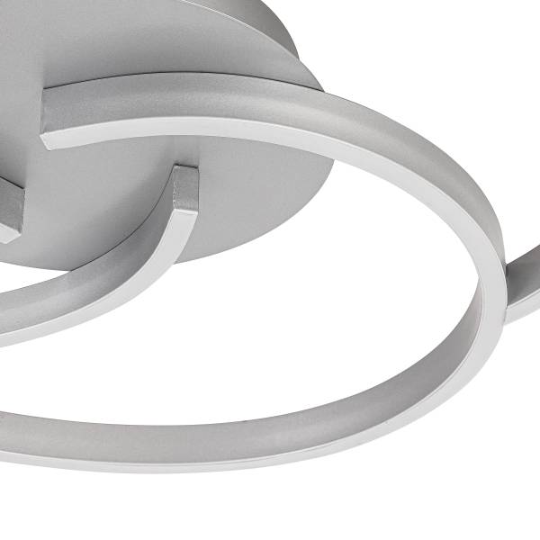 LED-Deckenleuchte Kerstin - Aluminium - Silber
