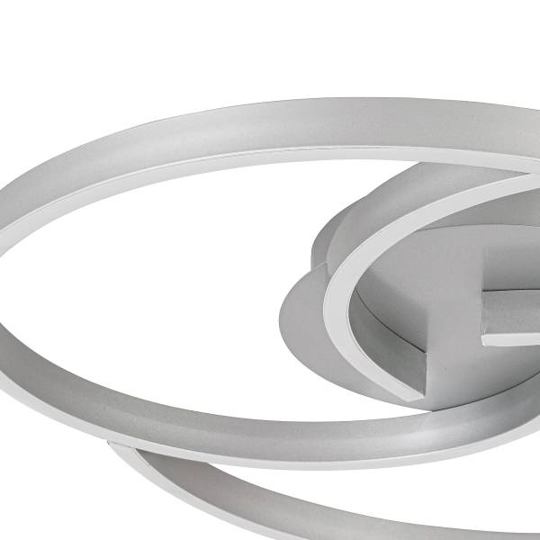 LED-Deckenleuchte Kerstin - Aluminium - Silber