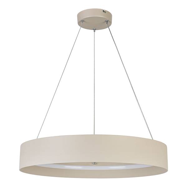 LED-Pendelleuchte Teresa - Eisen - Beige