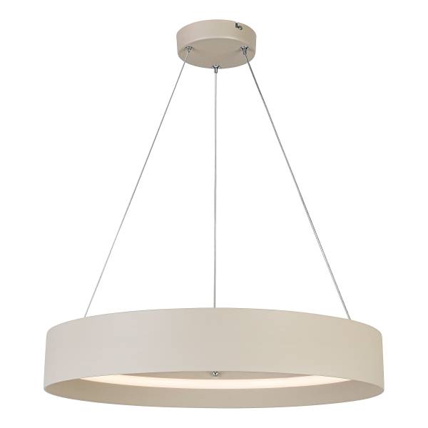 LED-Pendelleuchte Teresa - Eisen - Beige