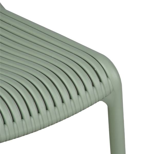 Gartenstuhl Verta 2er-Set - Polypropylen - Salbei
