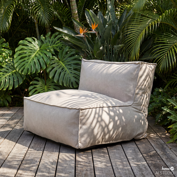 Modul-Sesselelement Baya - Olefin - Beige