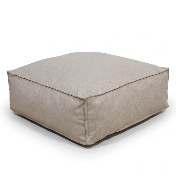 Modul-Hockerelement Baya - Olefin - Beige