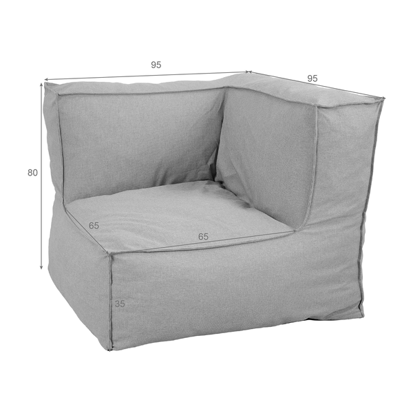 Modul-Eckelement Baya - Olefin - Beige