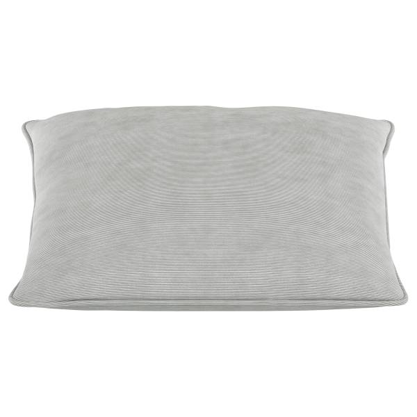 XL-Loungekissen HUDSON 2er-Set - Cordstoff Snor: Grau