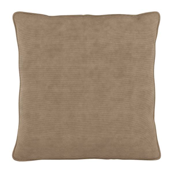 XL-Loungekissen HUDSON 2er-Set - Cordstoff Snor: Taupe