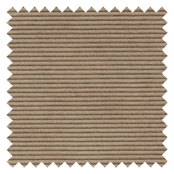 XL-Loungekissen HUDSON 2er-Set - Cordstoff Snor: Taupe