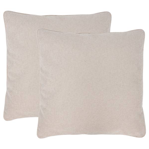 XL-Loungekissen HUDSON 2er-Set - Webstoff Saia: Beige