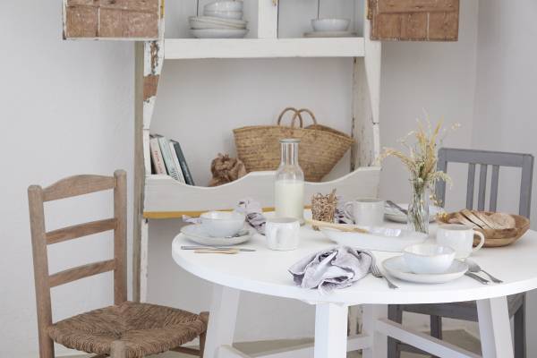 Dessertteller Eivissa 6er-Set - Steinzeug - Sand / Beige
