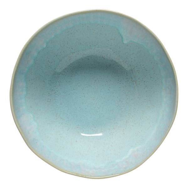 Servierschüssel Eivissa - Steinzeug - Aqua