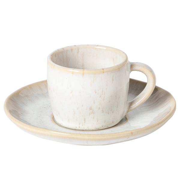 Espressotasse Eivissa 12-teilig - Steinzeug - Sand / Beige - Sand / Beige