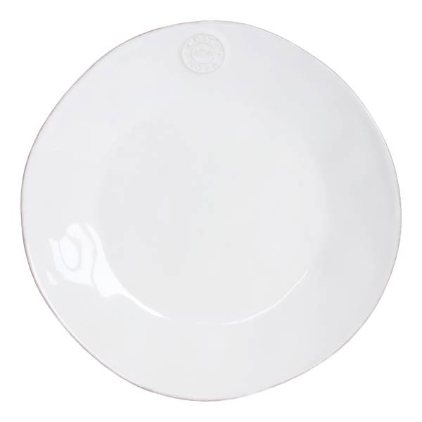 Speiseteller Nova 6er Set - Steinzeug - Weiß - Durchmesser: 27 cm