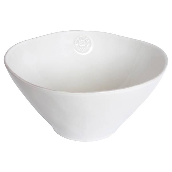 Servierschüssel Nova - Steinzeug - Weiß - Durchmesser: 26 cm - 1er Set
