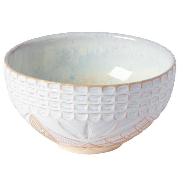 Müslischale Cristal 6er Set - Steinzeug - Weiß / Sand - Weiß / Sand