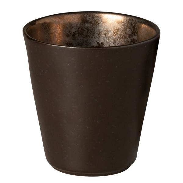 Kaffeebecher Lagoa 6er Set - Steinzeug - Dunkelbraun