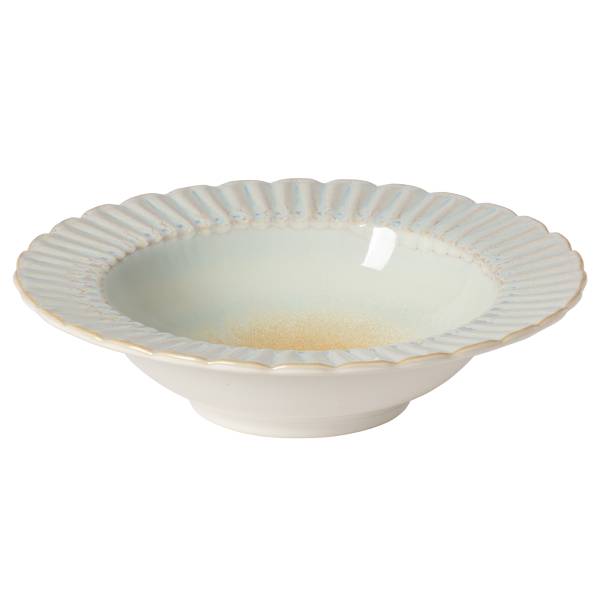 Suppenteller Cristal 6er Set - Steinzeug - Weiß / Sand - Weiß / Sand