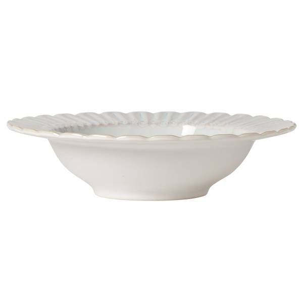 Suppenteller Cristal 6er Set - Steinzeug - Weiß / Sand - Weiß / Sand