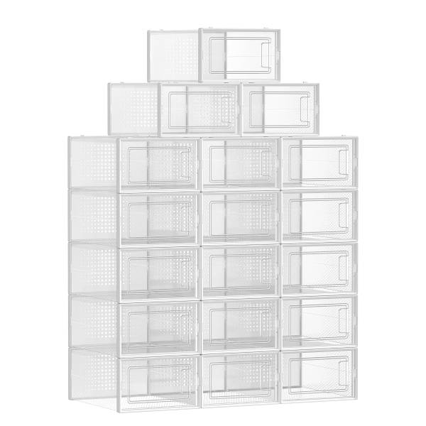 Schuhbox Patham 18er-Set - Transparent