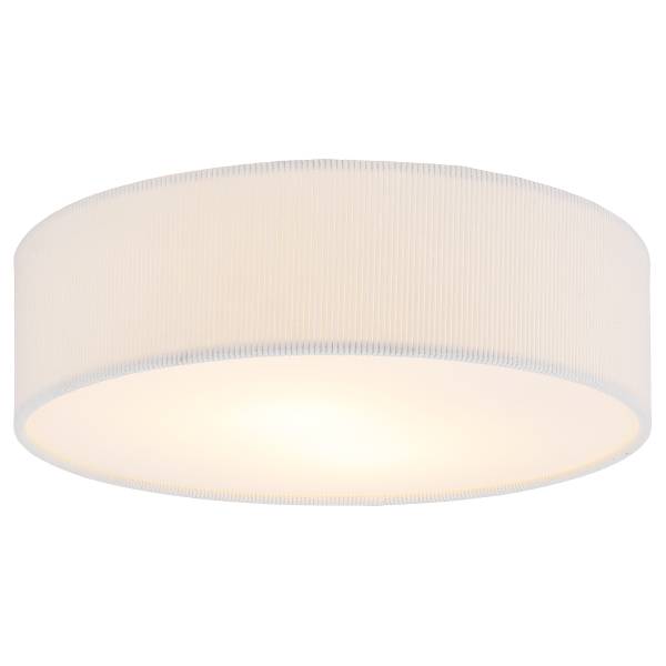 Deckenleuchte Berby - Gusseisen / Samt - Beige - 2-flammig