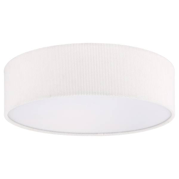 Deckenleuchte Berby - Gusseisen / Samt - Beige - 2-flammig