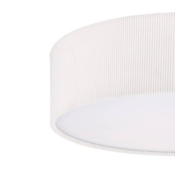 Deckenleuchte Berby - Gusseisen / Samt - Beige - 2-flammig