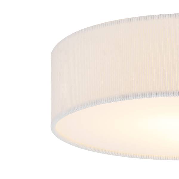 Deckenleuchte Berby - Gusseisen / Samt - Beige - 2-flammig