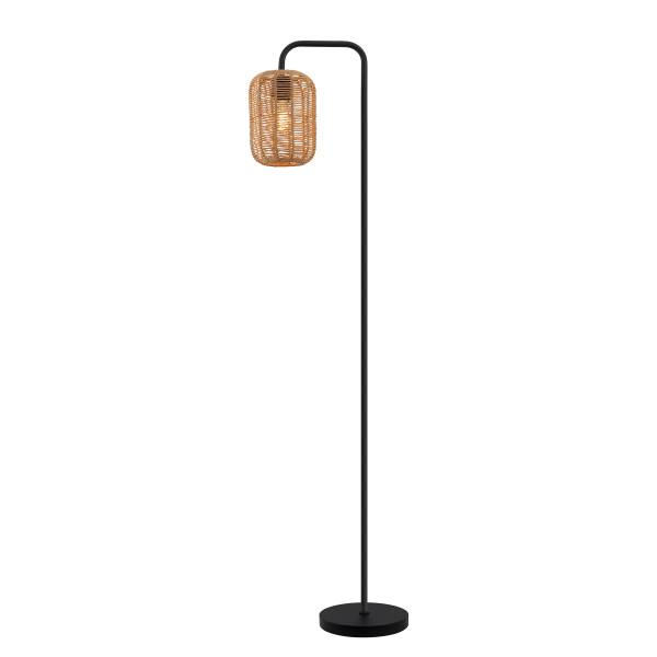 Stehleuchte Husley - Gusseisen / Papier - Natur - 1-flammig