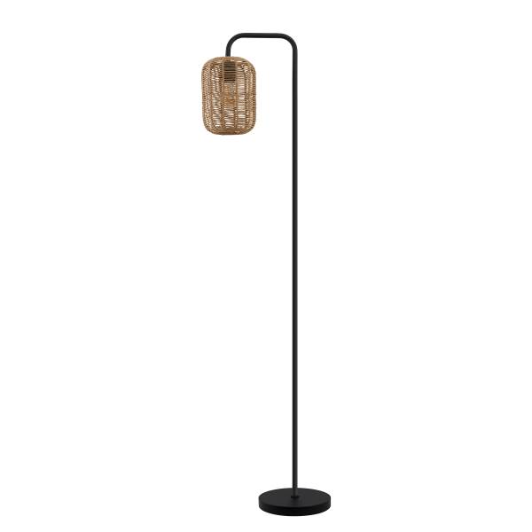 Stehleuchte Husley - Gusseisen / Papier - Natur - 1-flammig