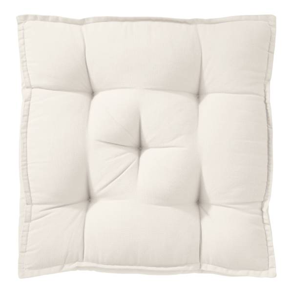 Sitzkissen SOLID - Baumwolle / Polyester - Beige